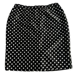 Le Suit Women's Plus Size Polka Dot Skirt, 18W
